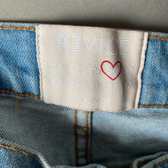 Revice sz 26 block color button mother jeans - Picture 6 of 9